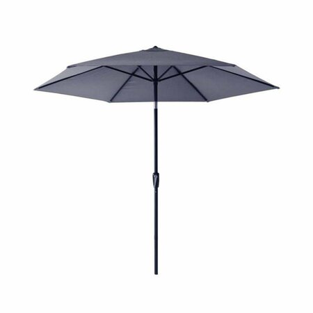 GAN EDEN 9 ft. Davenport Tiltable Blue Patio Umbrella GA2742376